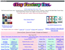 Tablet Screenshot of clayfactory.net